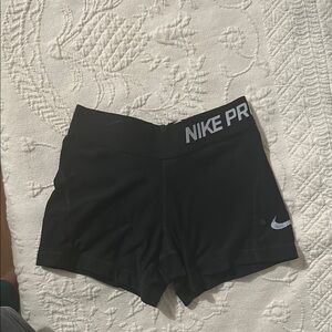 Nike Black Pro Athletic Shorts